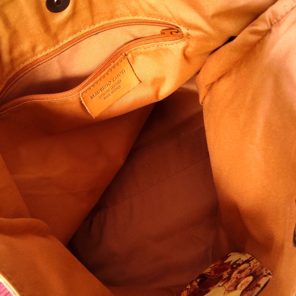 Maurizio Taiuti Printed Leather Tote - Picture 7 of 9